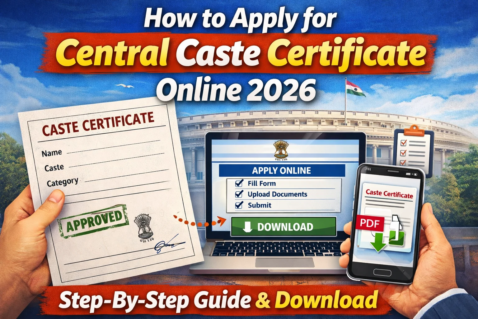 Central Caste Certificate