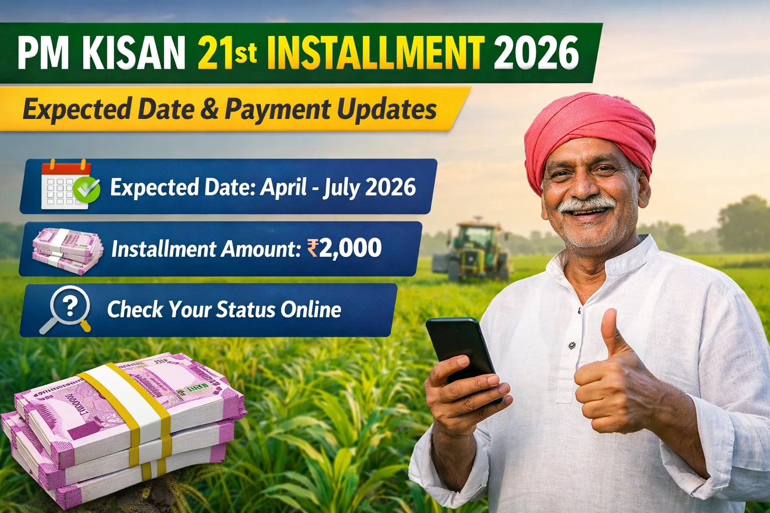 PM Kisan 21st Installment Date