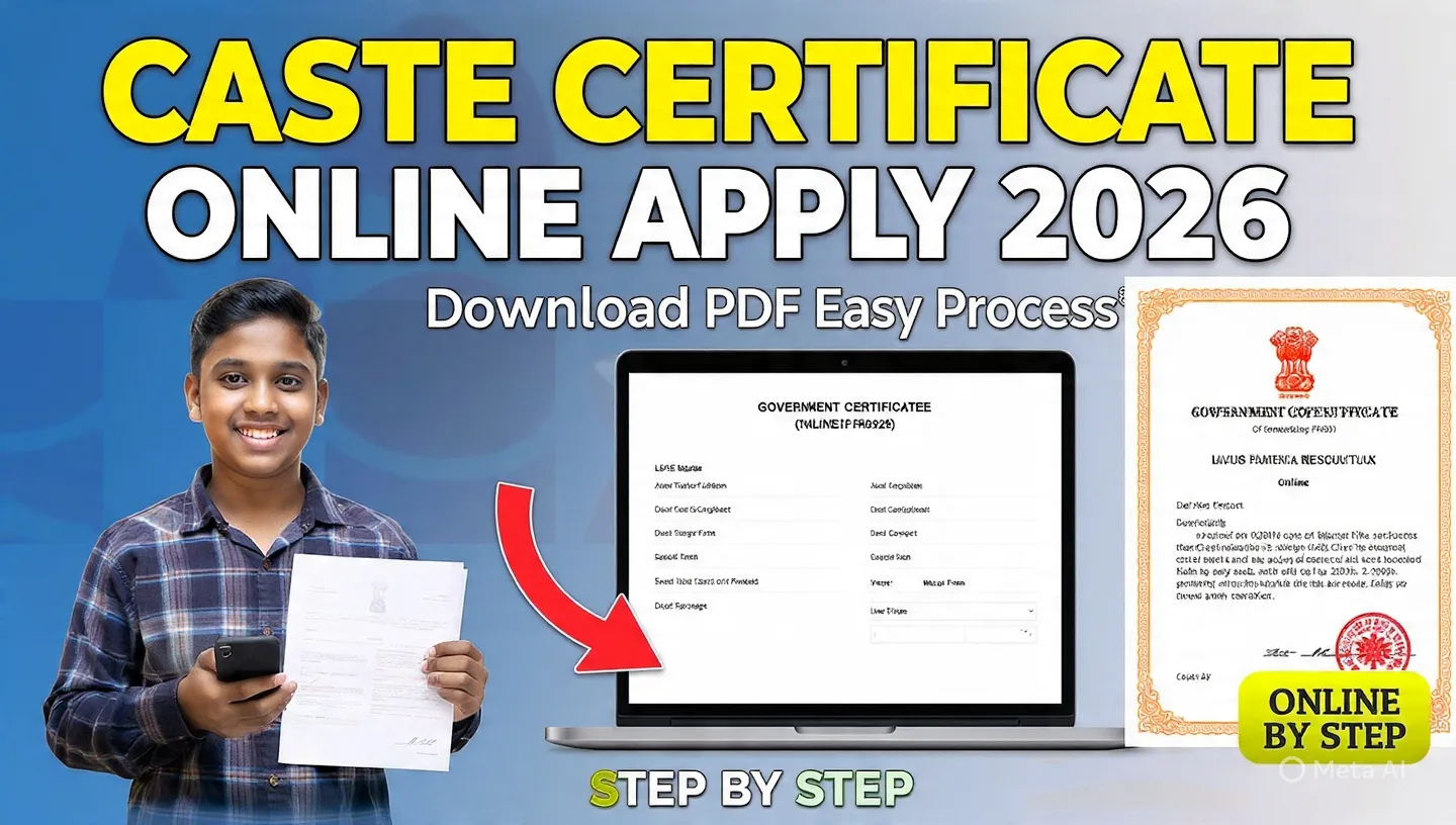 Caste Certificate Online Apply