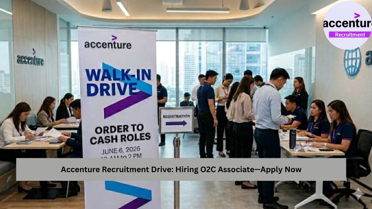 Accenture Recruitment Drive: Hiring O2C Associate—Apply Now