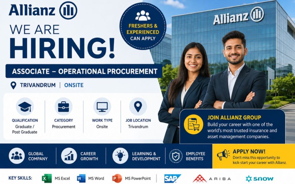 Allianz Recruitment Drive; Hiring Associate – Apply Now