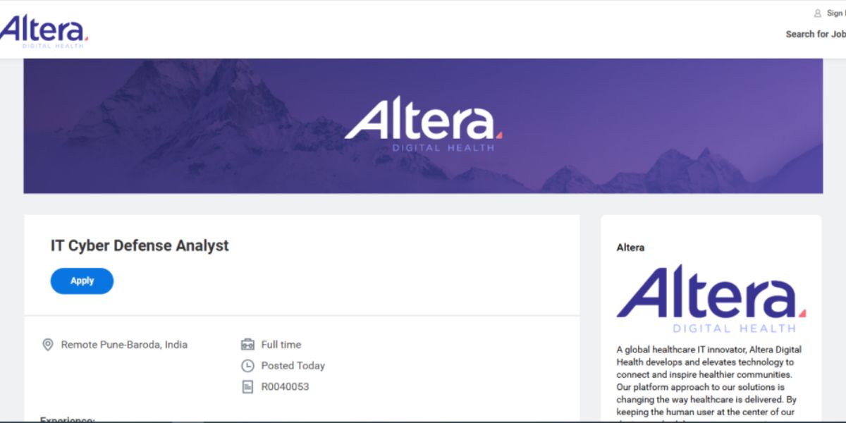 Altera Work from Home Jobs